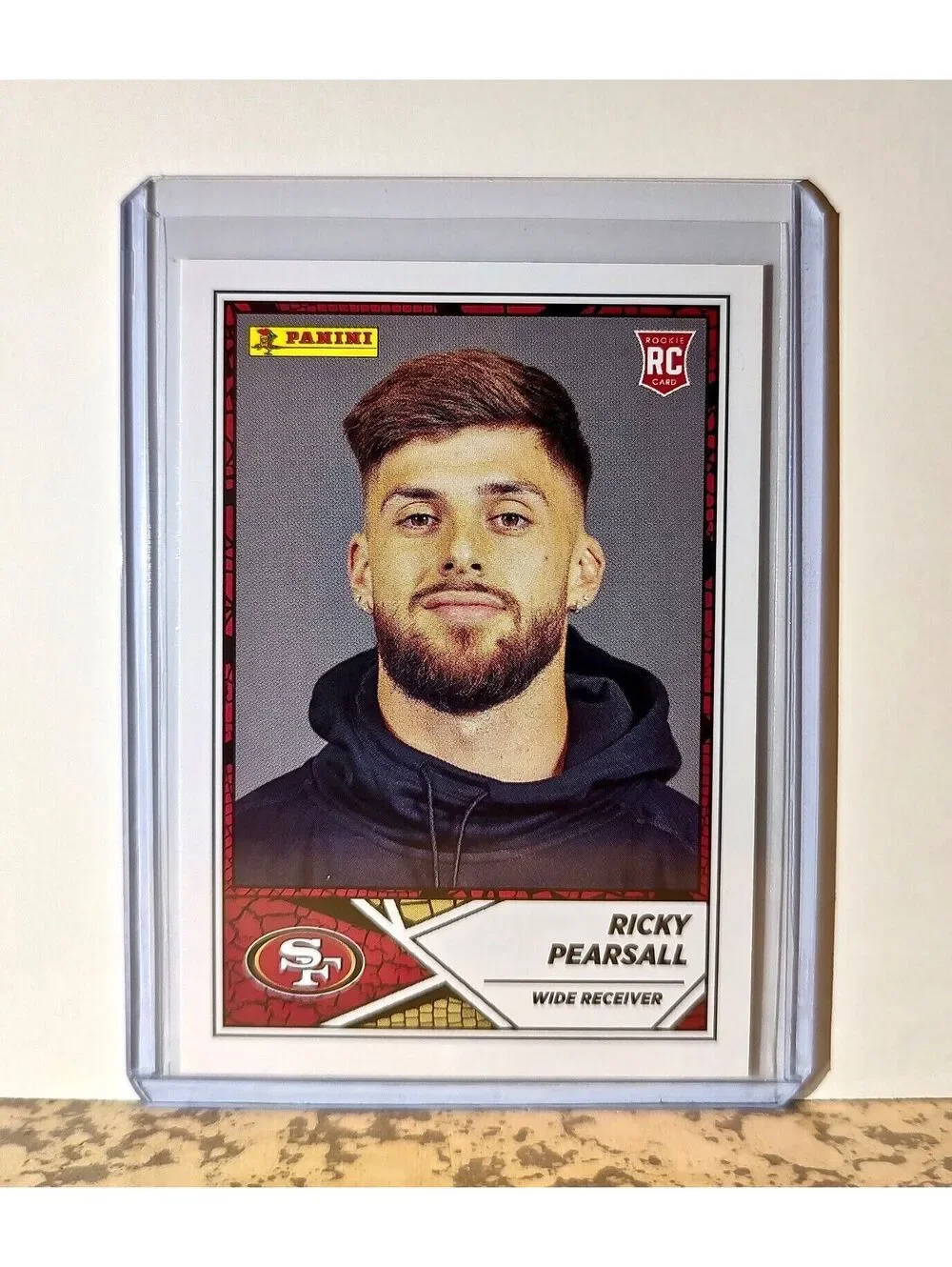 Ricky Pearsall 2024 Panini NFL #83 Rookie Sticker Card San Francisco 49ers